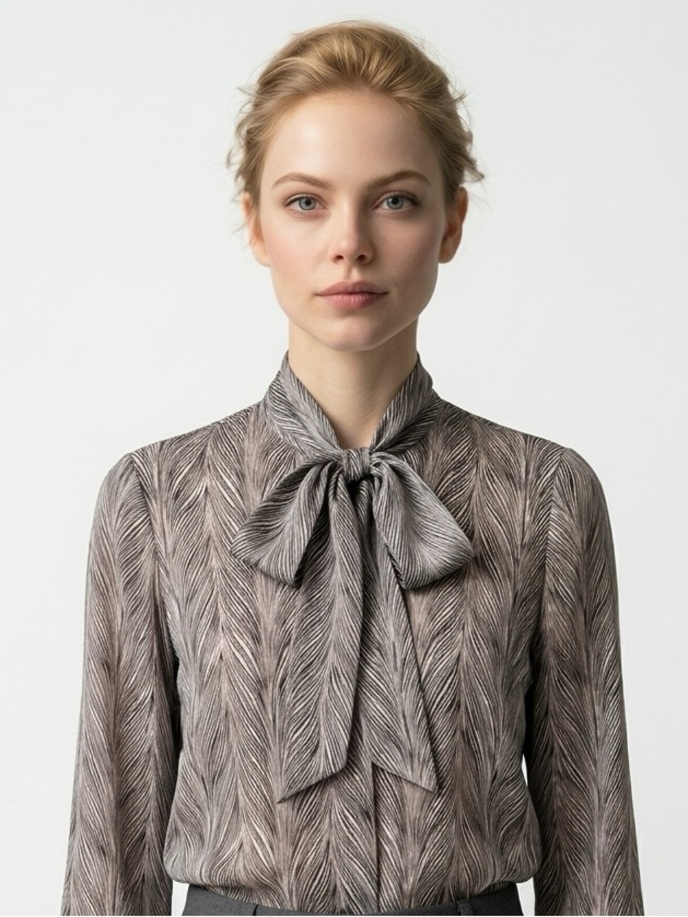 Bb Dakota neck tie blouse